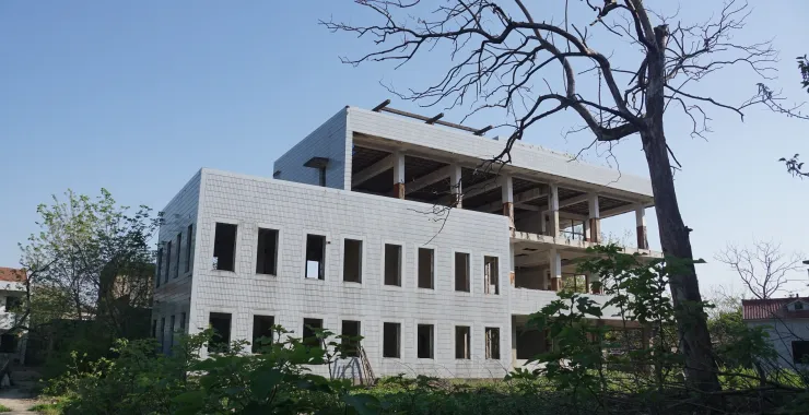 余姚老一中教学楼建筑学校余姚中学