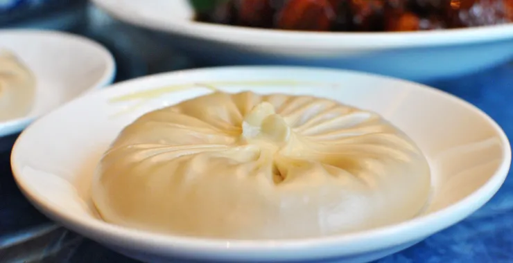 美食面点蟹黄汤包灌汤包