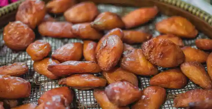 传统特色食品四明山番薯枣子烘烤