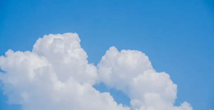 蓝天白云天空夏天清新空气蓝色背景