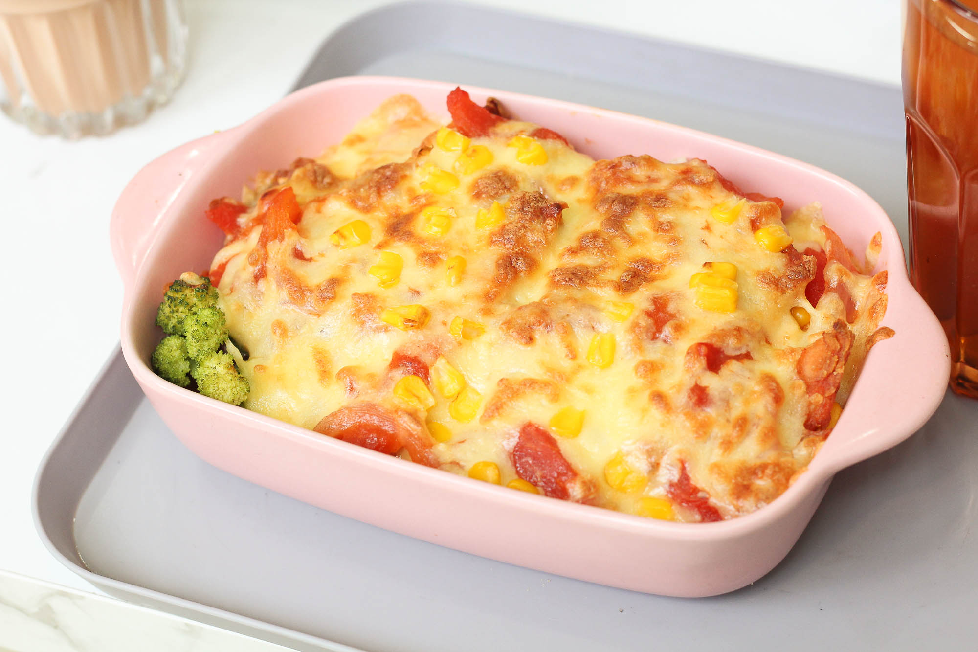 芝士焗饭菜品图
