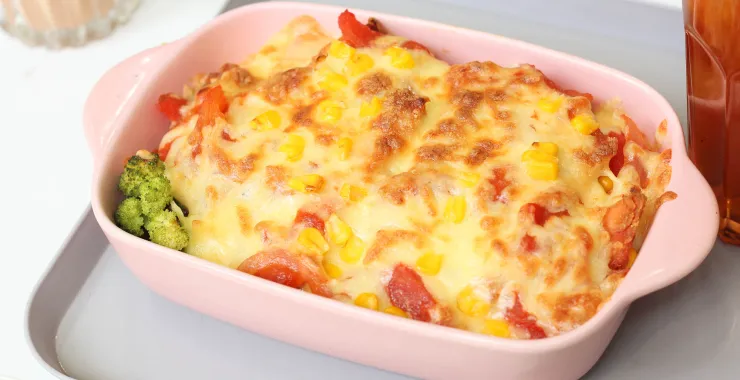芝士焗饭菜品图