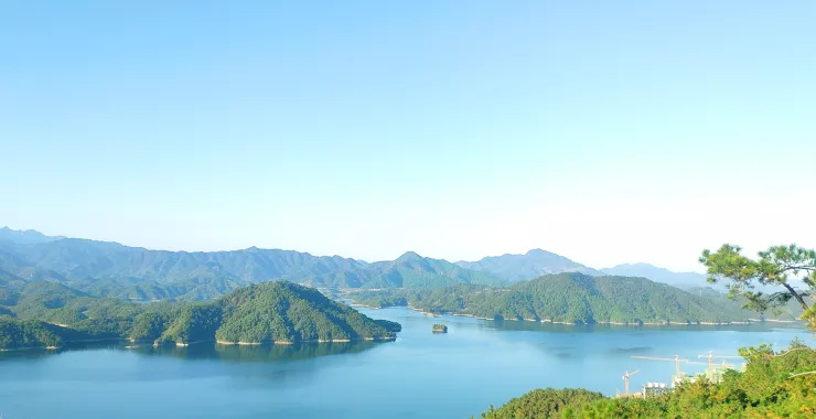 千岛湖景区旅游风光湖景图