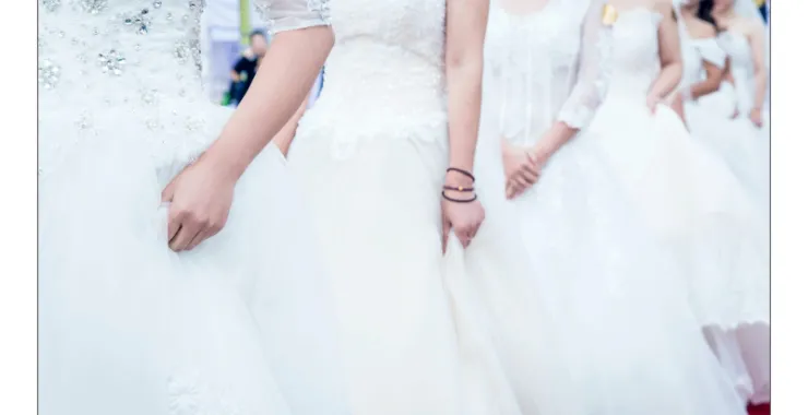 婚礼结婚新娘婚纱伴娘