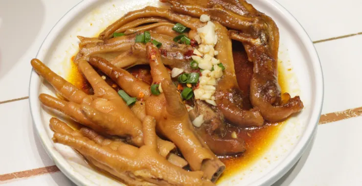 卤鸡爪鸭掌宵夜美食下酒菜辣椒味零食