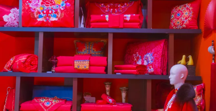 婚嫁婚庆床品家居四件套