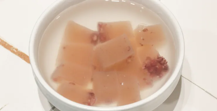 红豆水晶糕