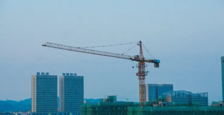 城市建造建筑工地施工