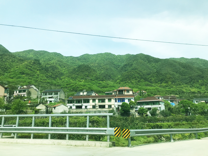 春日上虞自然风光爬山