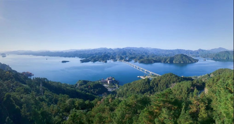 千岛湖景区旅游风光湖景图