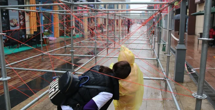 万达金街丧尸跑亲子活动