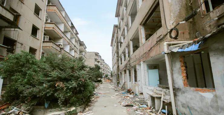 凤山新村拆迁城建城市变迁老小区破旧旧楼老房子