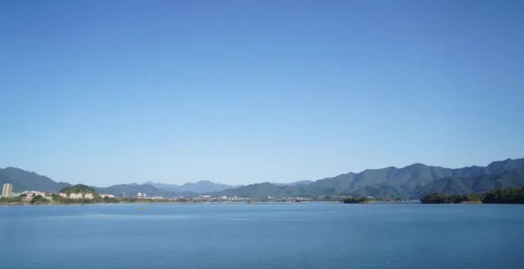 千岛湖旅行蔚蓝旅途蓝天平静