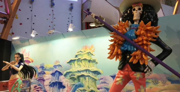 亲子活动卡通玩偶布鲁克海贼王动漫展