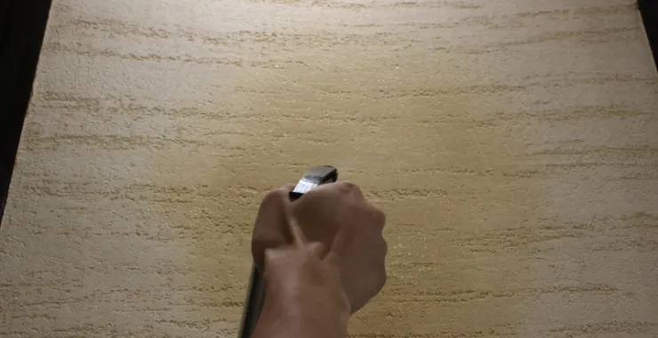 硅藻泥防水背景墙测试