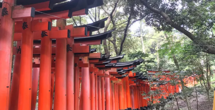 日本京都伏见稻荷大社千本鸟居
