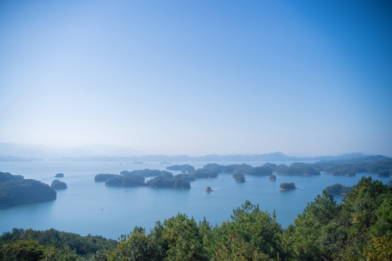 夏日千岛湖旅游湖光山色出行