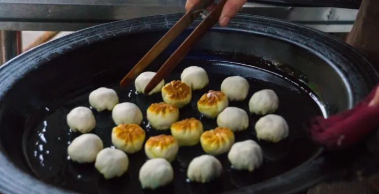 餐饮早餐点心生煎手艺