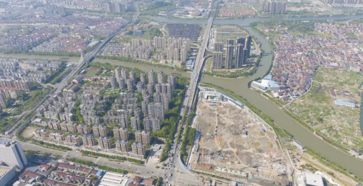 高空俯瞰城市建筑