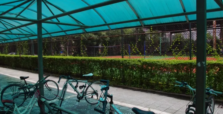 杭州师范大学文一路校区（已拆除）停车场篮球场操场
