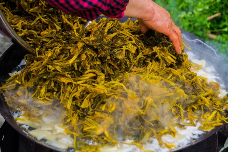 特产笋干菜制作工艺