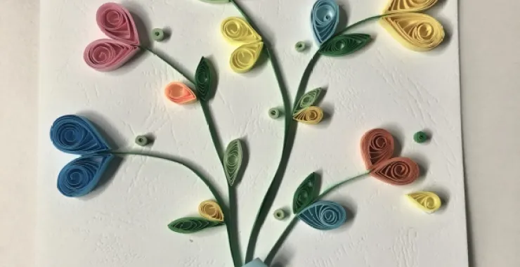教师节贺卡手工DIY制作衍纸旧物改造废物利用
