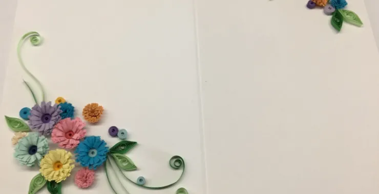  儿童手工DIY制作衍纸贺卡