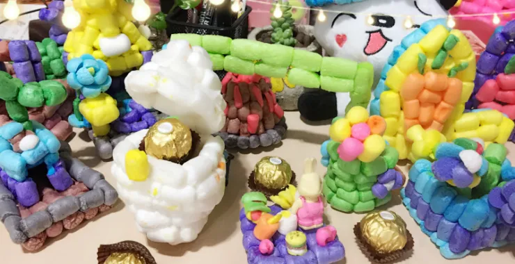 儿童手工制作DIY玉米粒