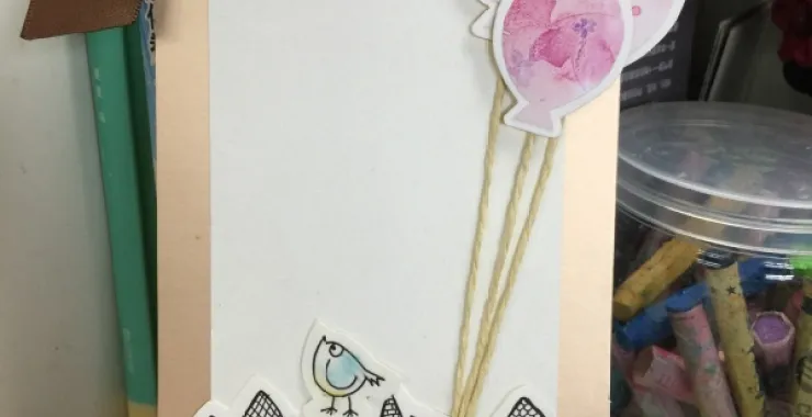 儿童手工制作DIY教师节贺卡旧物改造