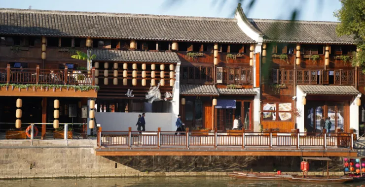 阳明古镇建筑传统房子本地游