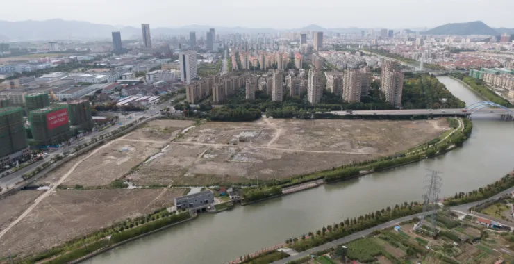 城东北辰香麓湾地块航拍鸟瞰