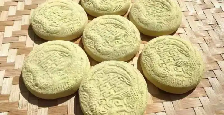余姚特色小吃糕点松花金团 软糯香甜下午茶本地手工传统美食点心团子