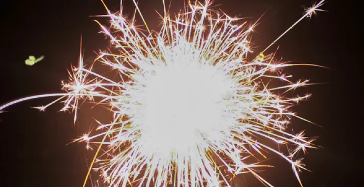 节日庆祝烟火棒