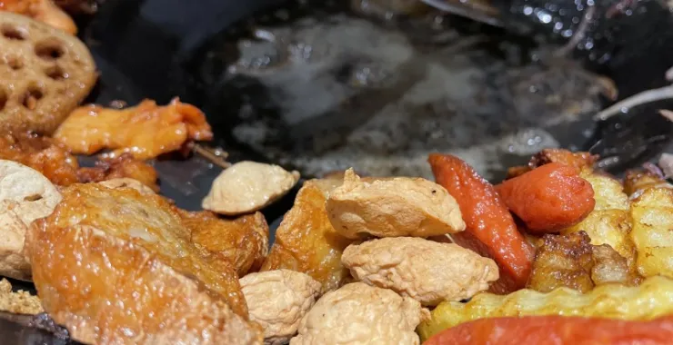 贵州烙锅夜宵聚餐 
