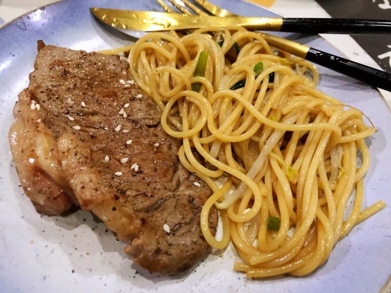家庭DIY牛排意面亲子美食
