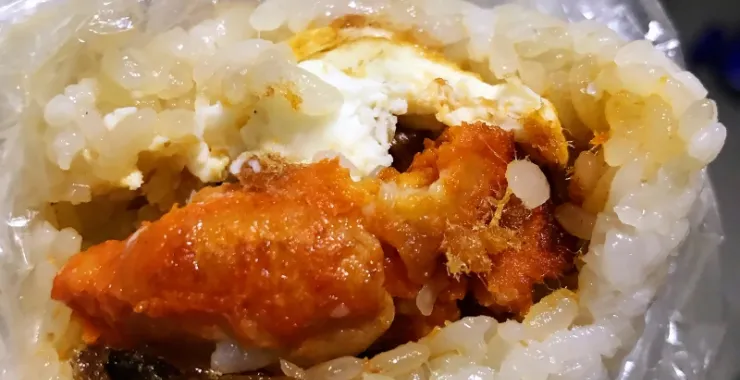 余姚早餐小吃粢饭团