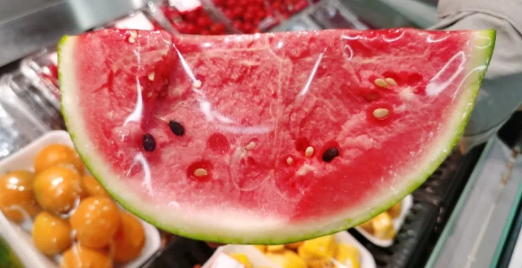 超市水果有籽海南西瓜红瓤薄皮甜瓜 夏季超爱