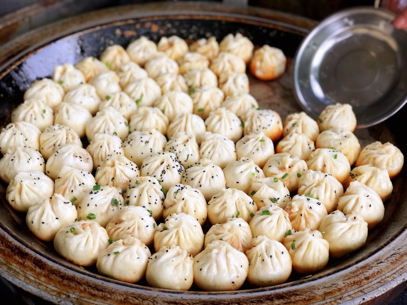 余姚传统美食生煎早餐