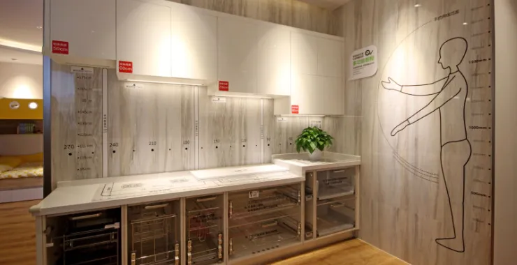 橱柜尺寸样板间展示