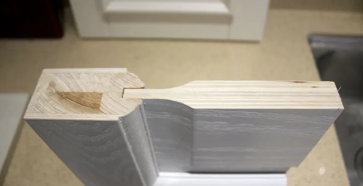 橱柜板材横截面展示