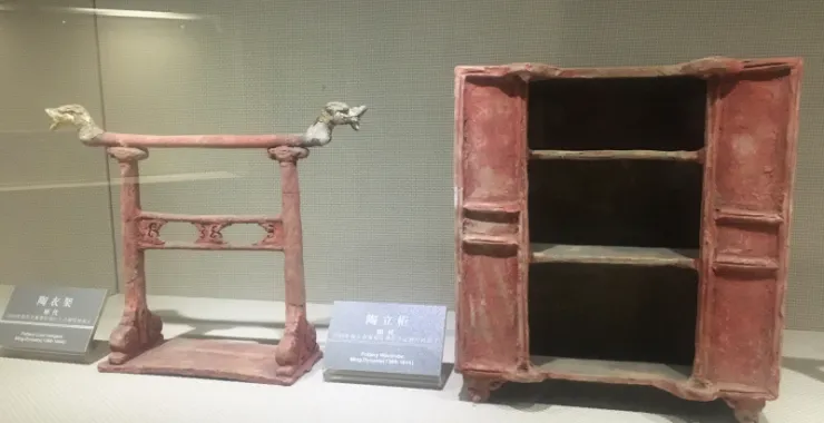 明代陶衣架立柜家居家具