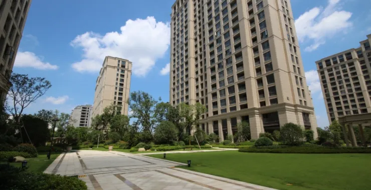 余姚小区绿化建筑高楼