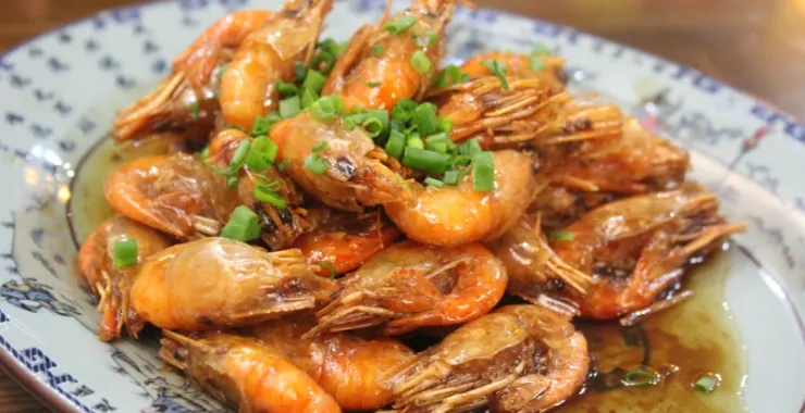 红烧河虾家常小菜