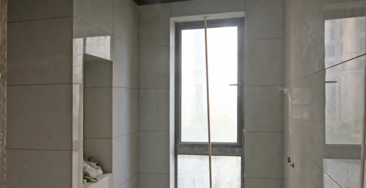 卫生间贴砖效果