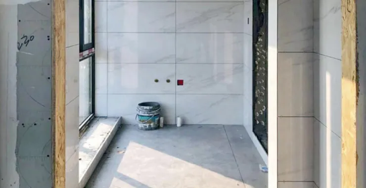 阳台的贴砖效果