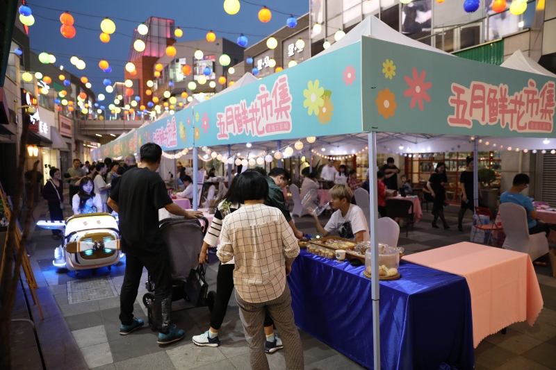 亲子活动鲜花市集夜市摆摊手工制作暑假