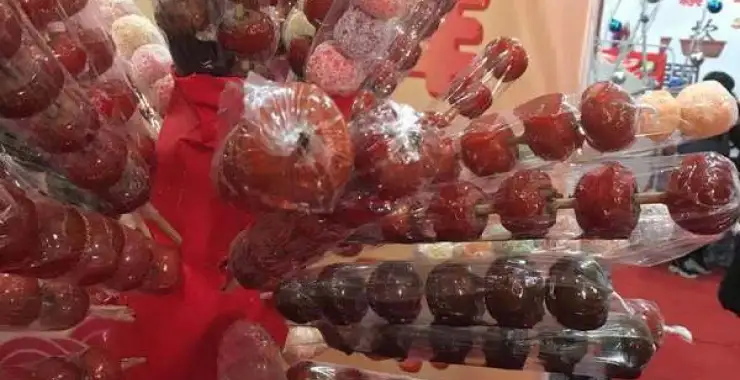 亲子活动冰糖葫芦手工水果制作