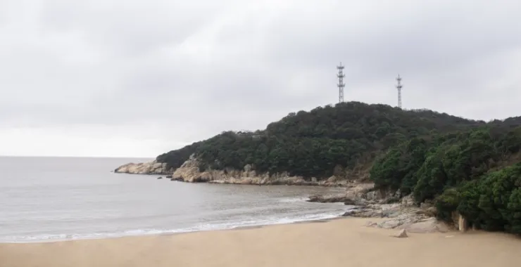 普陀山旅行风景 夏日清澈大海 沙滩海浪小众打卡地 