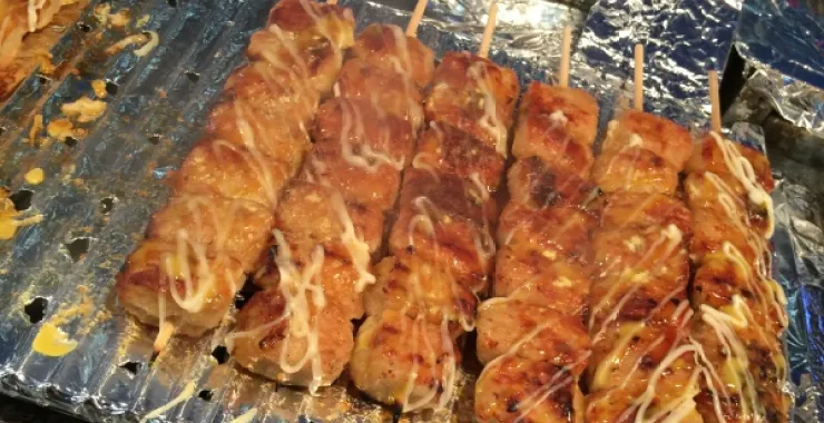 韩国料理美味特色街头小吃炸年糕