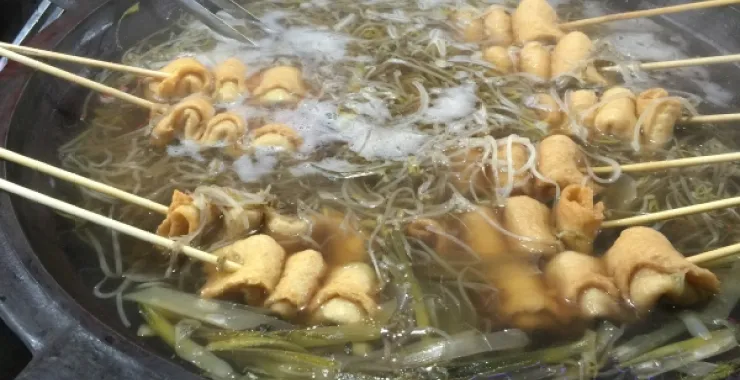 韩国料理美味特色街头小吃关东煮